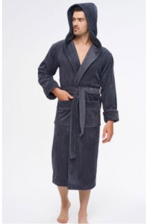 Халат махровый с капюшоном