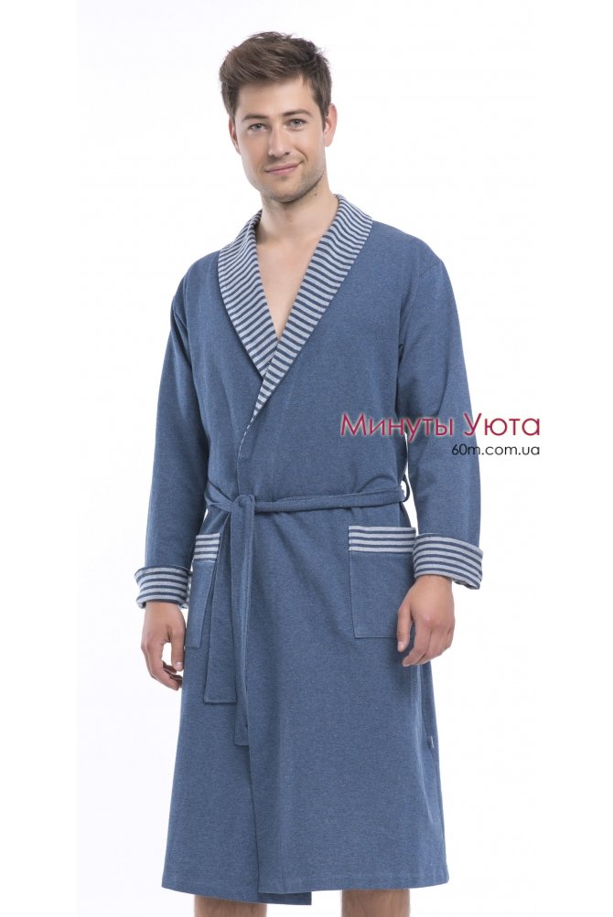 Трикотажный халат из мягкой ткани Dobra Nochka