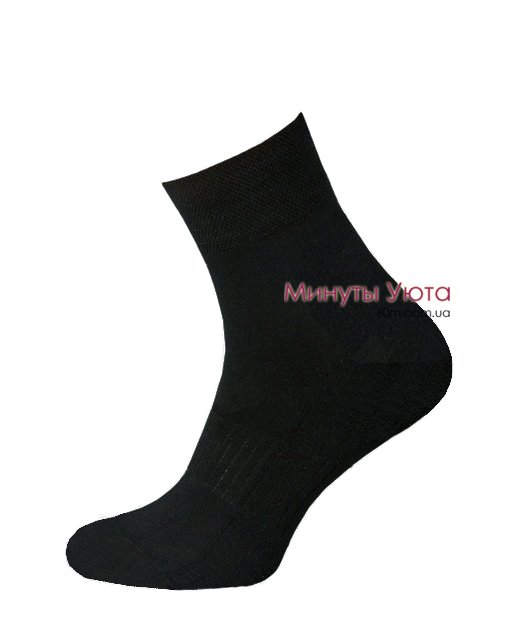 Черные махровые носки  