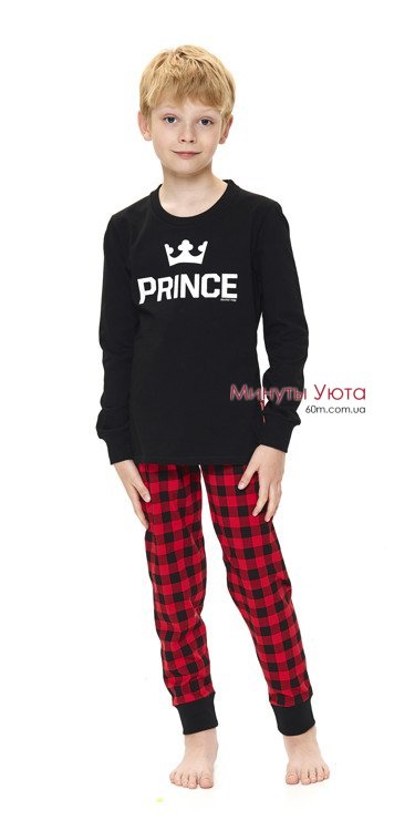 Пижама для мальчика из натурального хлопка с принтом PRINCE  Dobra Nochka
