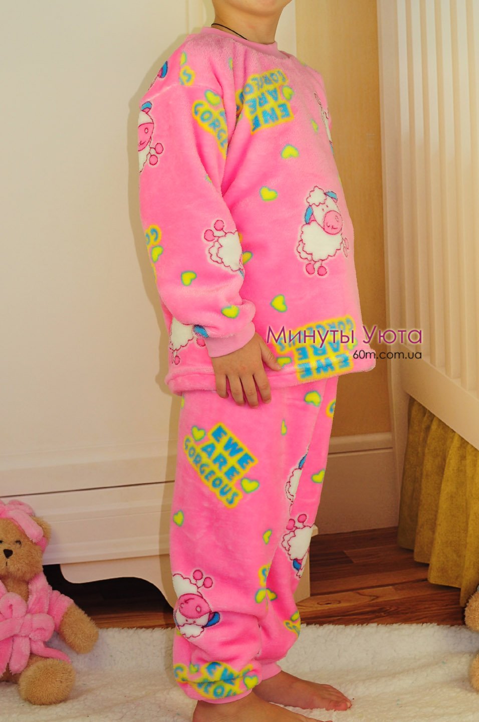 Пижама махровая для девочки Украина