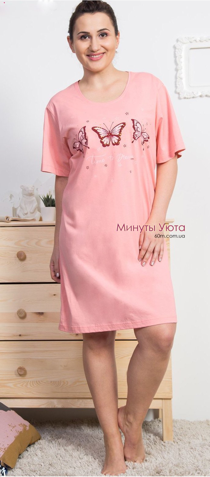 Женская сорочка с бабочками Vienetta Secret