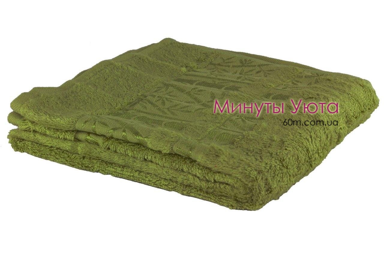 Банное полотенце из бамбука в оливковом цвете Cestepe