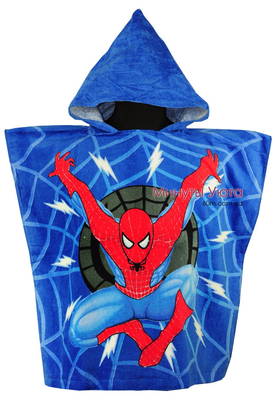 Пляжное полотенце-пончо Spider Man China