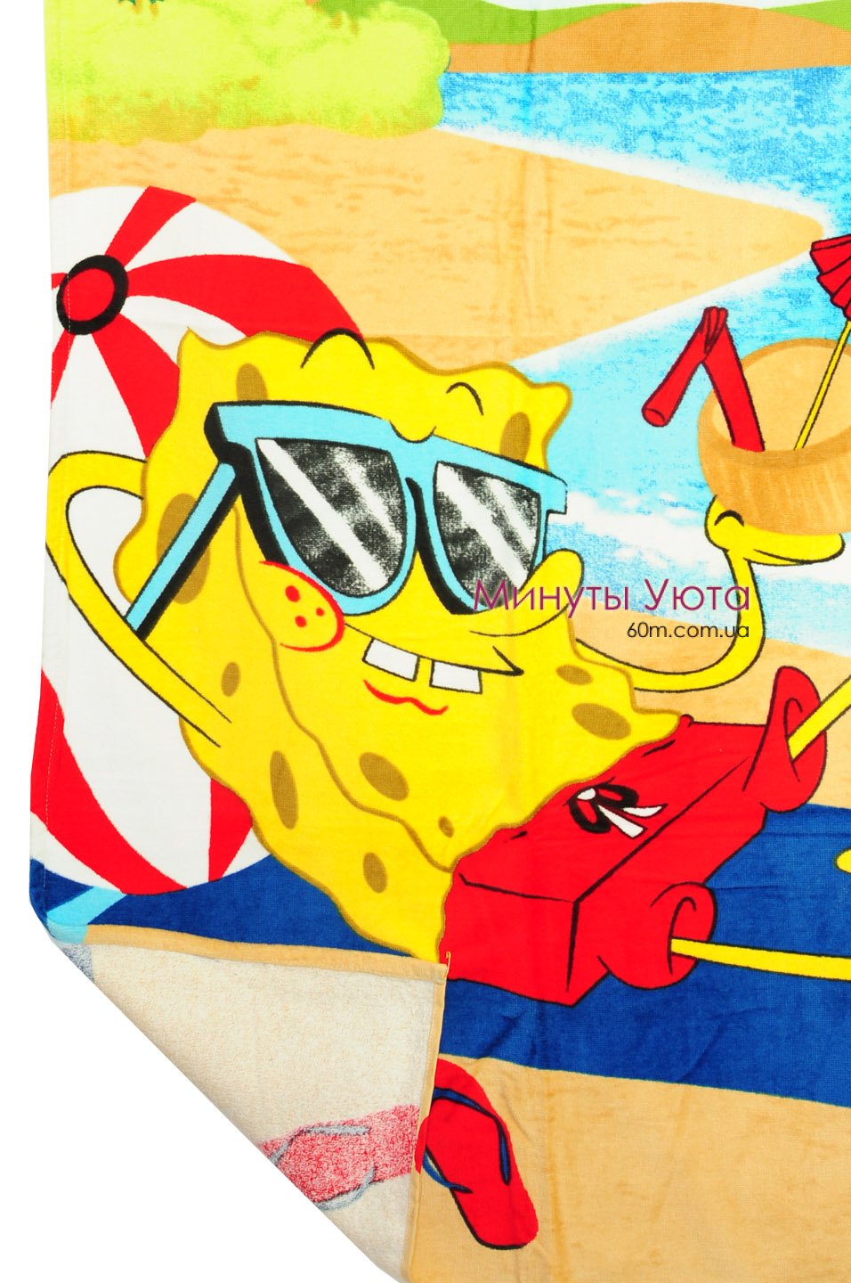 Полотенце пляжное Sponge Bob Turkey